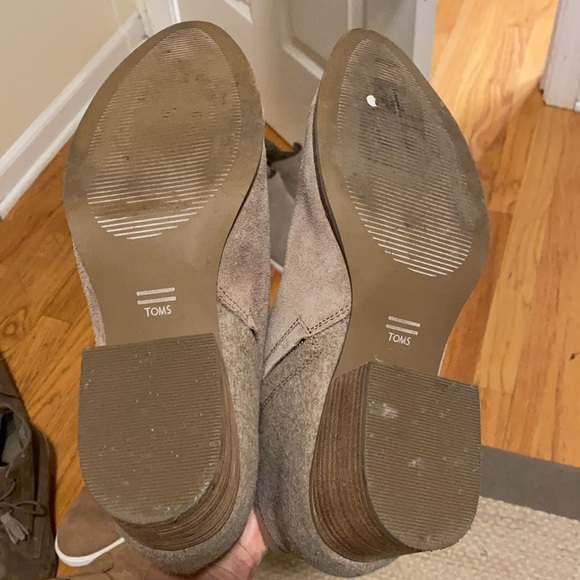 Toms Taupe Beige Booties - Picture 5 of 5